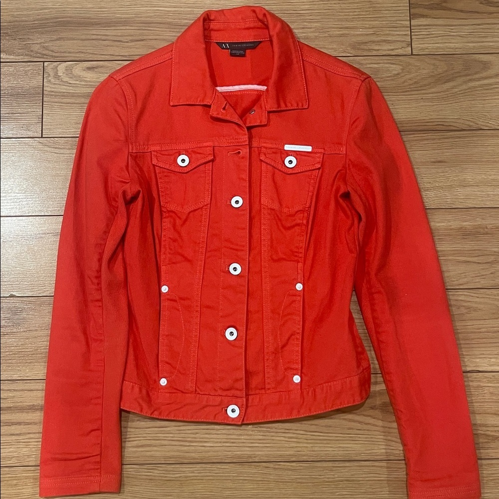 Armani Exchange Vibrant Red Fabric